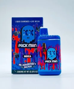 Packman Blackberry Kush flavor vape