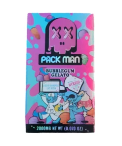 Packman Bubblegum Gelato Flavor Gen 3 2g Disposable Vape