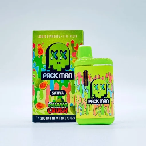 Packman Guava Crush flavor Gen, 3 2g Disposable Vape