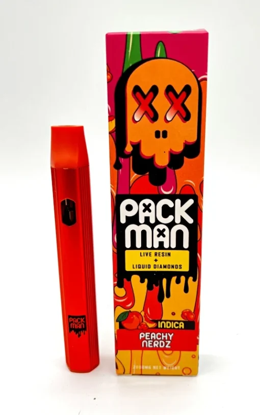 Packman Peachy Nerdz flavor 2g Disposable