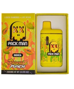 Packman Papaya Punch Flavor Gen 3 2g Disposable vape